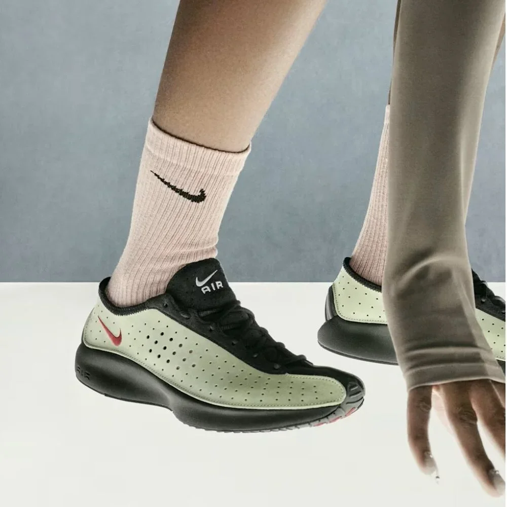 New Women's Nike Air Superfly Running Shoes Oil Green/Black - Picture 10 of 10